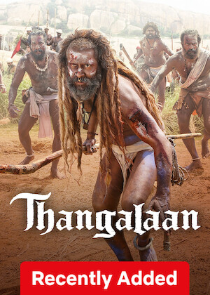 Netflix: Thangalaan (Hindi) | <strong>Opis Netflix</strong><br> To defeat an oppressive landlord, a tribal leader joins a British explorer in a risky search for gold in terrain protected by a feared mystical force. | Oglądaj film na Netflix.com