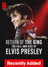 Kliknij by uzyskać więcej informacji | Netflix: Return of the King: The Fall and Rise of Elvis Presley / Powrót króla: Upadek i wzlot Elvisa Presleya | Miał jedyną szansę, by pokazać światu, że nadal jest królem rock’n’rolla. Odkryj historię triumfalnego powrotu scenicznego Elvisa Presleya w 1968 roku.